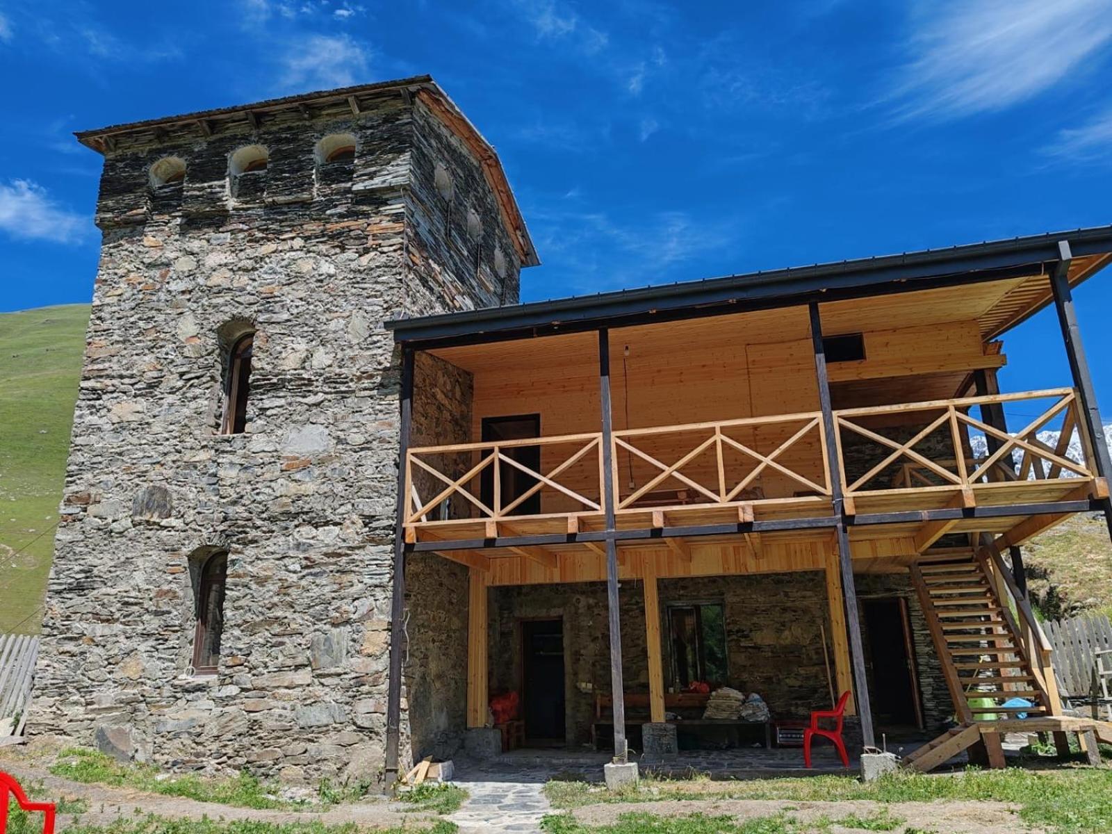 Chazhashi Guesthouse Ushguli Bagian luar foto